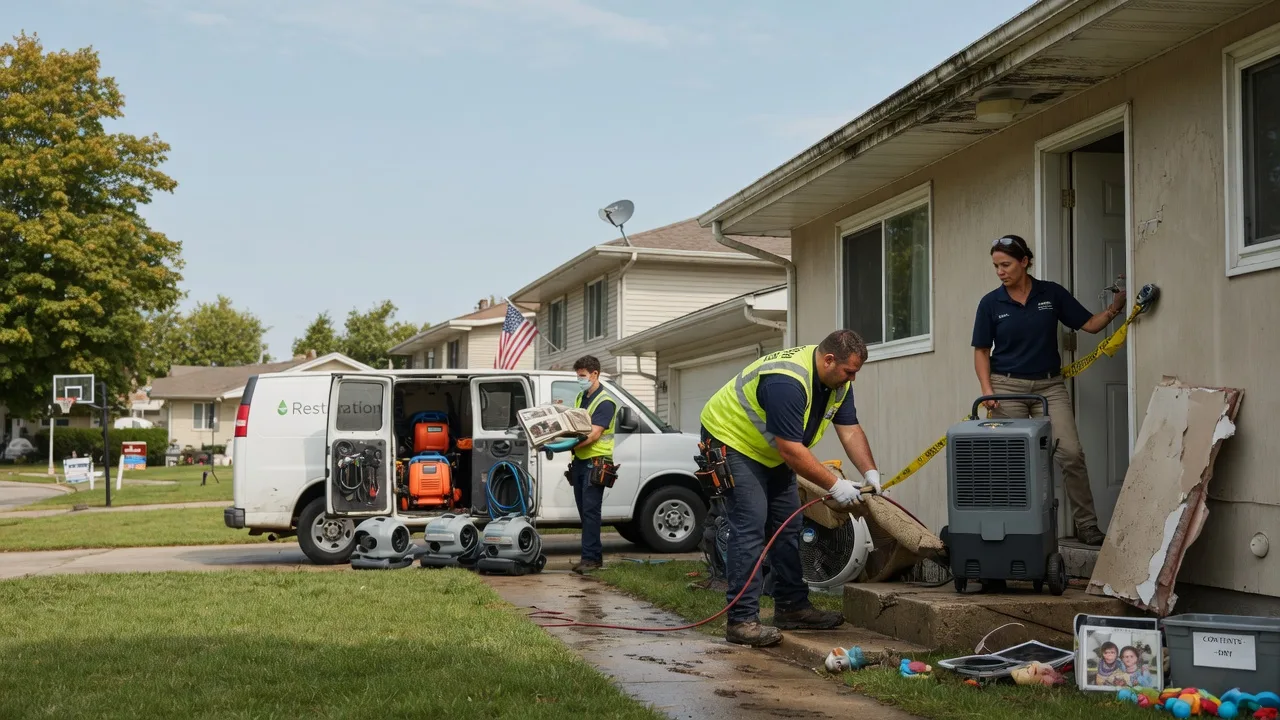 Water Damage Restoration in Marseilles, IL near me